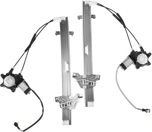 A-Premium Elevalunas eléctrico con motor compatible con Kia Sportage 2000-2002 4 puertas delantera izquierda y derecha juego de 2 piezas