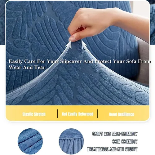 Miniatura 5 de Fundas de sofá, fundas de sofá elásticas para seccionales, impermeables, resistentes al desgaste, universal, elásticas, fundas de sofá