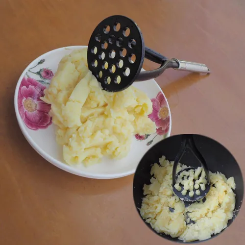 Miniatura 4 de TENTA KITCHEN Good Grips - Trituradora de patatas sólidas de nailon para utensilios de cocina antiadherentes con mango de acero inoxidable