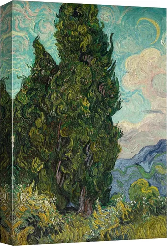 Miniatura 38 de Lienzo decorativo para pared, diseño de Van Gogh 32. Lirios y rosas