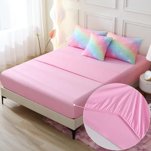 Miniatura 5 de JQinHome Juego de ropa de cama con purpurina, tamaño individual, ropa de cama de 6 piezas en una bolsa, juego de edredón 3D colorido arco iris