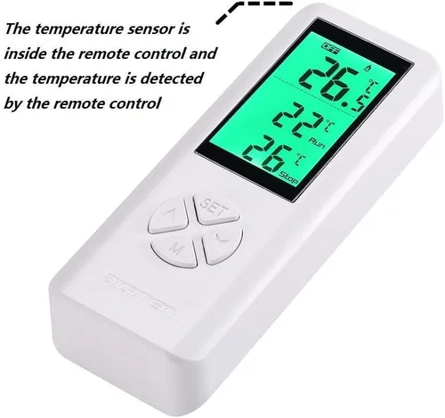 Miniatura 2 de DIGITEN Termostato inalámbrico enchufable, controlador de temperatura digital, termostato programable con sensor de temperatura integrado, control