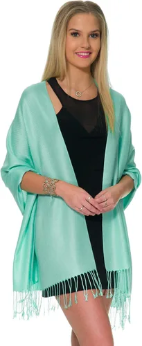 Miniatura 45 de Pashminas, chales y mantones para usar con vestidos de noche y en bodas, grandes y suaves