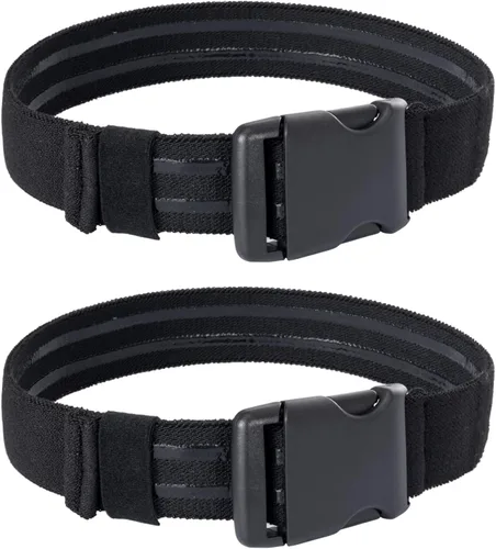 Miniatura 10 de IDOGEAR Correa táctica para las piernas, cinturón para el muslo, correa para el muslo, para exteriores, EDC con hebilla de liberación rápida, nailon