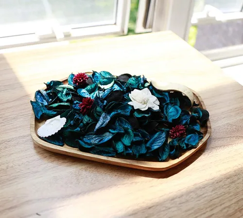 Miniatura 6 de Yesland Paquete de 3 bolsas de popurrí, aroma a océano, bolsa de perfume fresco de pétalos de flores secas, cuenco y jarrón perfecto para el hogar