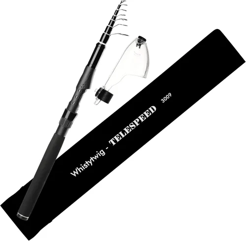 Miniatura 9 de Whistytwig Carbon Fiber Telescopic Fishing Rod - Portable Collapsible Design for Travel and Adventure - Versatile Saltwater and Freshwater Fishing