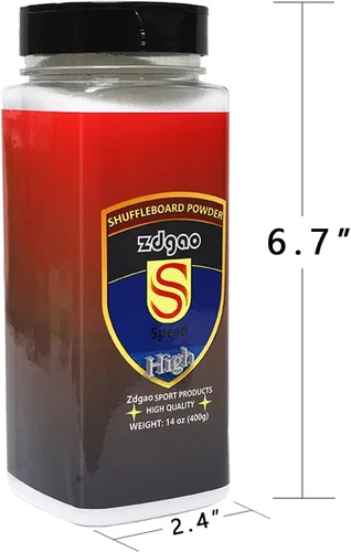 Miniatura 3 de Shuffleboard Sand - Cera de tejo con mini recogedor y mini cepillo, 2 latas (2 x 14 onzas)