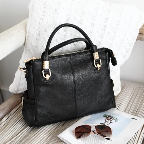 Miniatura 6 de Kattee Cartera bandolera estilo urbano de cuero para mujer