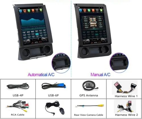 Miniatura 6 de Para Ford F150 Radio Actualización 2015 2016 2017 2018 Camiones Accesorio Estéreo Reemplazo 8core CPU 12.1 pulgadas IPS Pantalla táctil Construido
