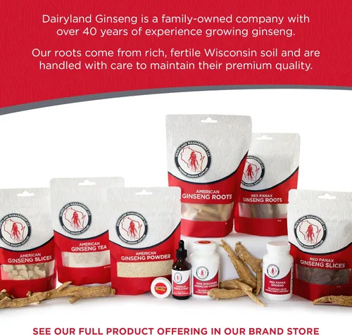 Miniatura 6 de Dairyland Management LLC Raíces frescas de ginseng americano (16 oz)
