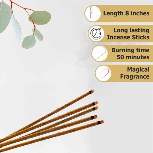 Miniatura 4 de ARO VATIKA Vedic Natural Masala 144 varillas de incienso en paquete de 12 Enrolladas a mano en la India Lo mejor para oración, meditación