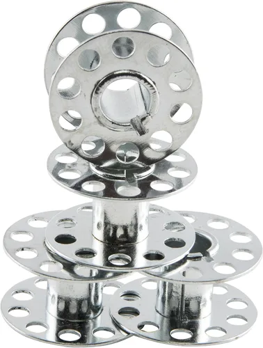 Miniatura 6 de SINGER Bobbins - Bobinas de metal clase 15 - Bobinas de repuesto para máquina de coser, bobinas de máquina de coser, accesorios para máquinas