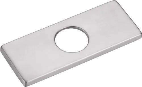 Miniatura 7 de Placa de cubierta de grifo de 6 pulgadas, placa de grifo negra mate para fregadero de baño, 1 agujero o 3 agujeros de 4 pulgadas, cubierta