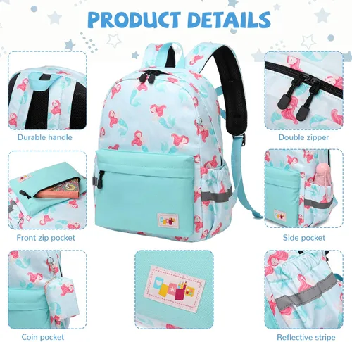 Miniatura 3 de Mygreen Mochila preescolar, mochilas para niños pequeños con correa en el pecho, Modernoajustado