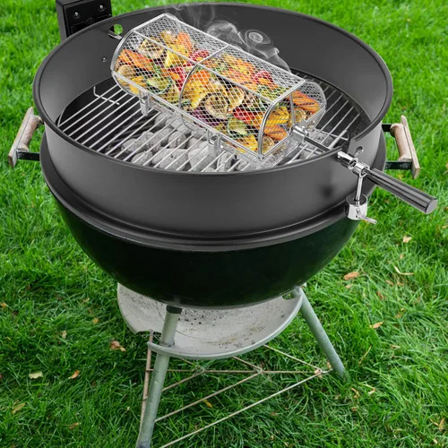 Miniatura 7 de Only Fire - Parrilla universal de acero inoxidable para papas fritas, se adapta a cualquier parrilla de gas