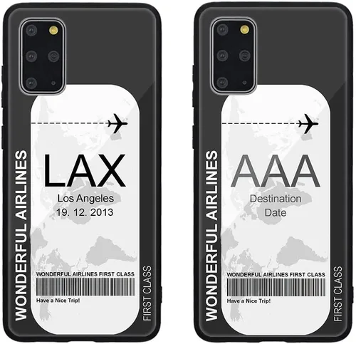 Miniatura 585 de Funda de teléfono personalizada para Samsung Galaxy S22+ / S22 Plus 5G, funda de TPU suave de vidrio templado antiarañazos personalizada con foto