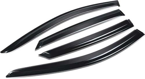 Miniatura 15 de Visor protector deflector de lluvia autoadhesivo para vidrio para Hyunday Sonata NF, 4 unidades, uno por puerta