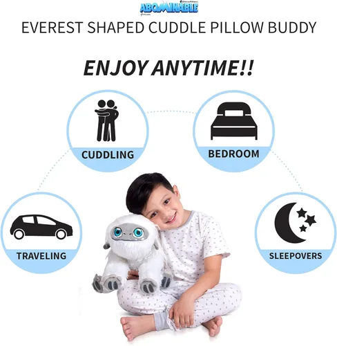 Miniatura 3 de Franco Kids Bedding - Almohada de peluche suave, talla única, Yeti Abominable