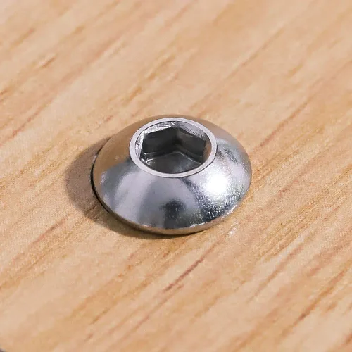 Miniatura 2 de Tornillos de cabeza de botón M3-0.020 x 0.394 in (100 unidades), acero inoxidable 18/8 304, totalmente roscado, rosca gruesa de máquina, unidad
