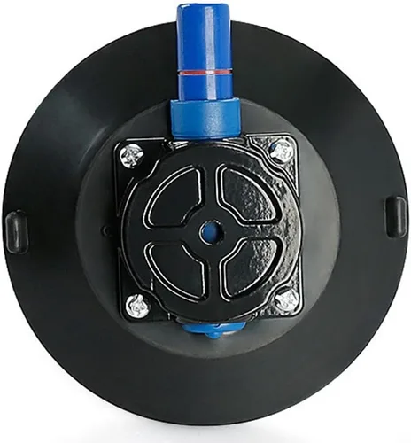 Miniatura 2 de Ventosa de vidrio Ventosas de vacío de 6 pulgadas para levantar vidrio grande con base de montaje de bomba de mano, herramienta de ventosa