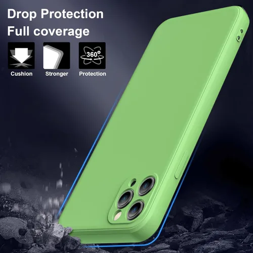 Miniatura 2 de Funda para Samsung Galaxy S22 Ultra, funda delgada de silicona líquida, a prueba de golpes, funda delgada para Samsung Galaxy S22 Ultra, funda Verde