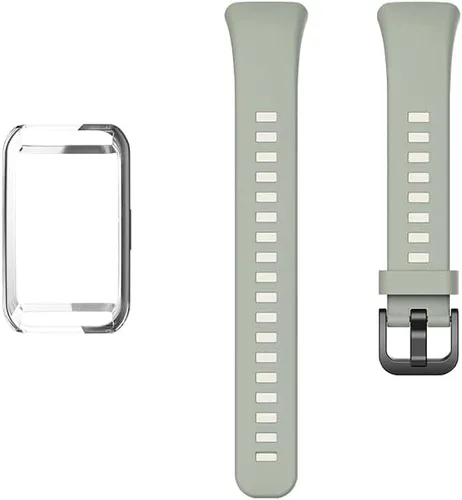 Miniatura 12 de Senter Funda de TPU suave premium Correas de repuesto de goma para Huawei Band 6/Honor Band 6 Smart Watch Verde ejército