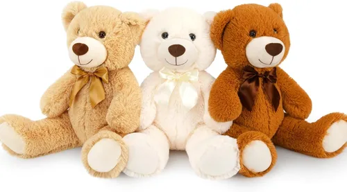 Miniatura 28 de MorisMos 10 Osos de Peluche a Granel para Baby Shower, Osos de Peluche Lindos de 14 Pulgadas Animales de Peluche de Felpa, Pequeños Osos de Peluche