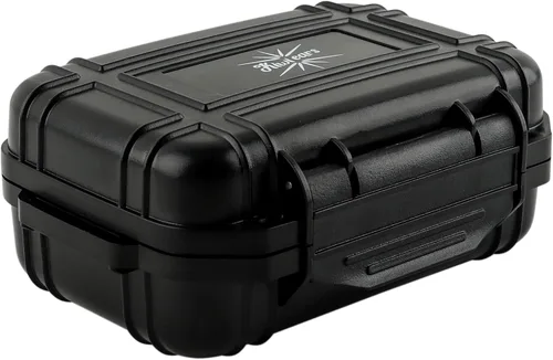 Linsoul Kiwi Ears SONICAP - Estuche impermeable para auriculares, caja de almacenamiento rígida para IEM con forro de EVA, bolsa de transporte dura