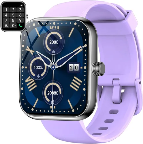 Miniatura 8 de BOOOMIC Reloj inteligente para hombres y mujeres con Alexa integrado, 1.83 pulgadas HD Full Touch, llamadas Bluetooth, monitor de sueño