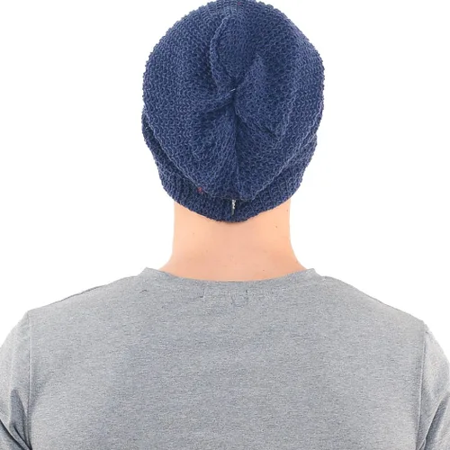 Miniatura 64 de FORBUSITE Gorro de punto largo holgado para hombre para verano e invierno, de gran