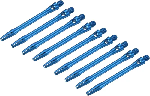 Miniatura 25 de PATIKIL Eje de dardo, rosca mediana 2BA de aluminio Dart Tallos de dardo Accesorios de lanzamiento de montaje para punta de acero Latón