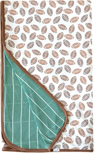 Miniatura 65 de Copper Pearl Manta de bebé jumbo de 3 capas: edredones suaves para niños y niñas Transpirable, acogedora manta para niños pequeños Edredón
