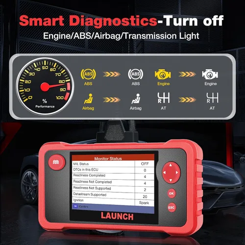 Miniatura 6 de LAUNCH CRP123 V2.0 Elite Escáner OBD2, herramienta de diagnóstico para auto 2025 Nuevo motor/ABS/SRS/transmisión con restablecimiento