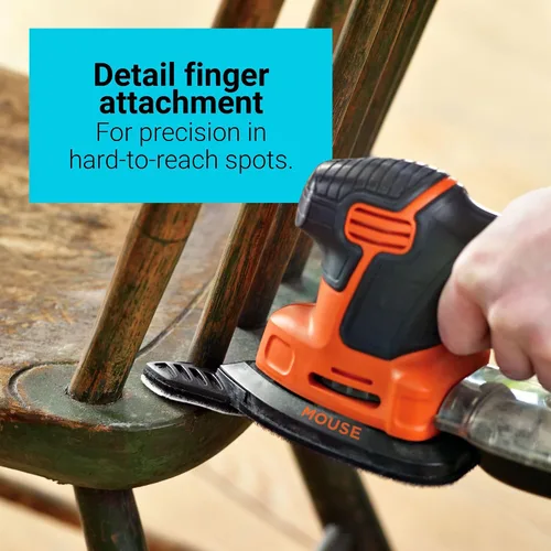 Miniatura 14 de Lijadora de detalles Black+Decker bdems600 Mouse