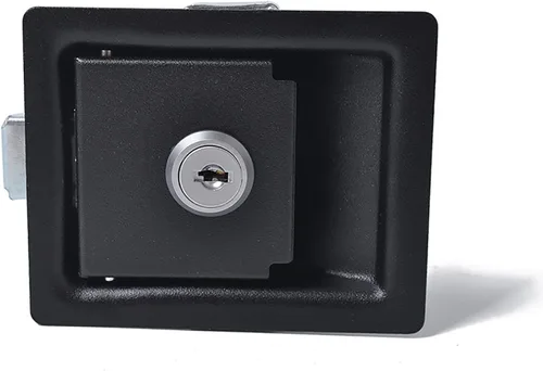 Miniatura 5 de Cerradura de remolque para caravana, cerradura de caja de herramientas para remolque, pestillo de paleta, cerradura antirrobo para caravana, cámper