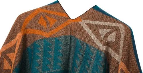 Miniatura 11 de Chales cálidos para mujer, cárdigan con frente abierto, estilo vintage, poncho