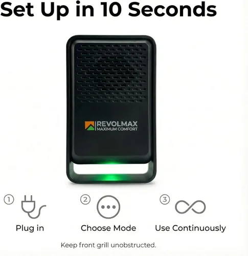 Miniatura 3 de Repelente ultrasónico de control de plagas, electrónico y ultrasonido, repelente de enchufe para interiores, deshazte de roedores, ratones, Negro