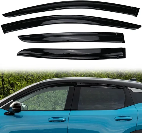Miniatura 11 de Viseras adhesivas de bajo perfil para ventana, protectores de lluvia para Buick Envista 2024 2025, deflectores de ventana, reducen el ruido