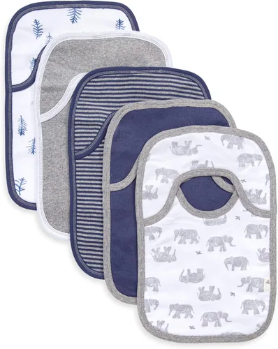 Miniatura 12 de Burt's Bees Baby Baberos unisex para bebé, trapos de baba de hombro de solapa, 100% algodón orgánico con baberos absorbentes de toalla de rizo Abeja