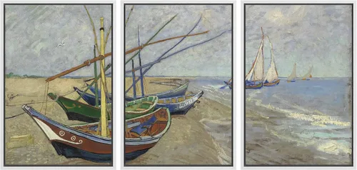 Miniatura 131 de Lienzo decorativo para pared - cuadro con estampado Giclée para decoración del hogar Noche estrellada sobre el Ródano