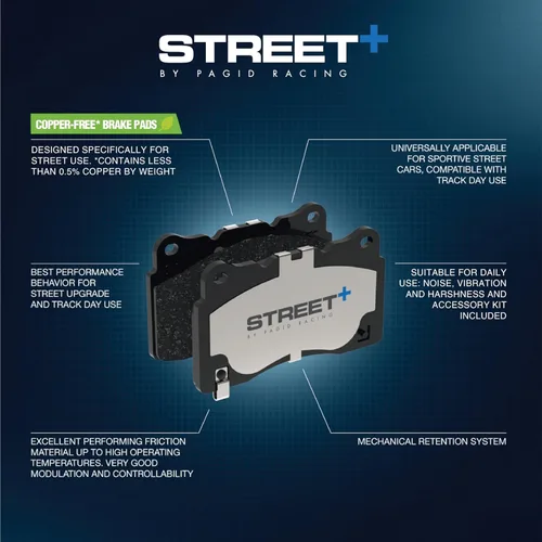 Miniatura 3 de PAGID Racing Pastillas de freno traseras Street T8079SP2001, WVA 24561, FMSI USA D1473, compatible con BMW y BMW Brilliance seleccionados