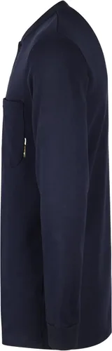 Miniatura 15 de KONRECO Camisas FR para hombre resistentes al fuego/ignífugo CAT2 7oz algodón dos tonos y camisa Henley