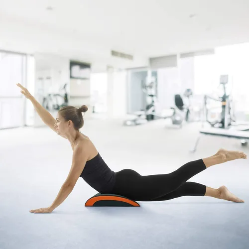 Miniatura 5 de Yes4All Ab Mat Tailbone y sin coxis, almohadilla de apoyo plegable para ejercicios abdominales para entrenamiento central y espalda baja C1. Naranja