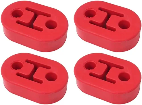 4 silenciadores universales de goma de repuesto para tubo de escape de 2 agujeros, soporte de montaje de buje para Ford Crown Victoria Base Sedan