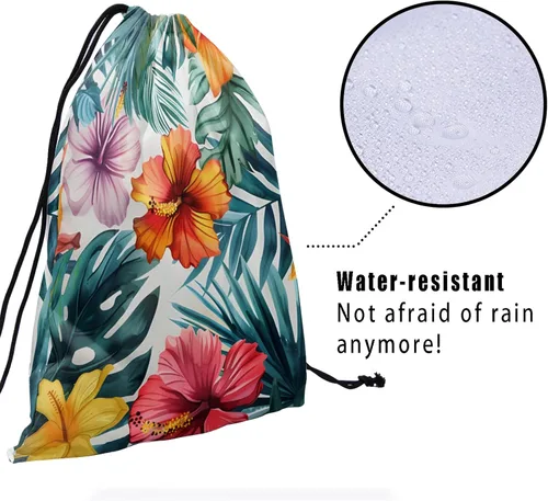 Miniatura 130 de Bolsa de agarre de gimnasia de piel de animal, bolsa de gimnasia con cordón ajustable, bolsa de cuerda para fauna silvestre, Mariposas Galaxy