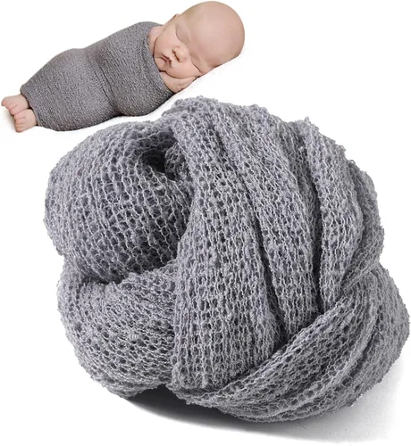 Miniatura 12 de Accesorios de fotografía para recién nacidos, manta elástica para fotografía de recién nacidos, para bebés, niños y niñas, posando accesorios