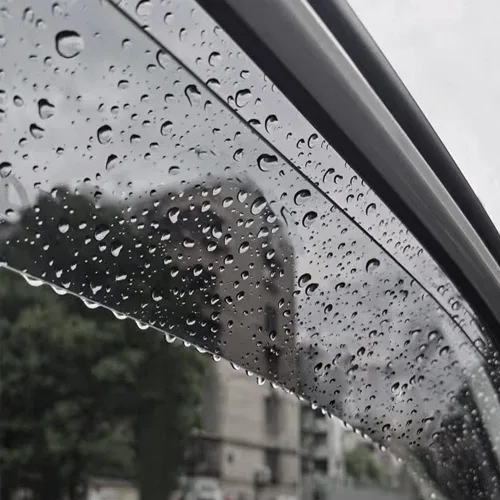 Miniatura 5 de 94459 Deflector de viento para ventana lateral, juego de 4 protectores de lluvia con cinta de canal, color humo oscuro para Honda CR-V 2002-2006