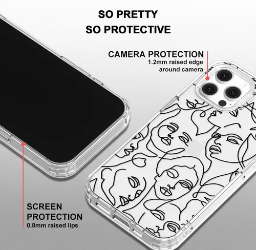 Miniatura 4 de MOSNOVO - Funda para iPhone 12/12 Pro, protección Buffertech de grado militar contra caídas (6.6 pies), antidesprendimiento, poliuretano Transparente