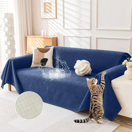 Miniatura 18 de Deep Dream Funda para Sillón Resistente a Arañazos de Gato, Funda Impermeable para Sofá para Perros, Protectores de Sofá Amigables con Mascotas