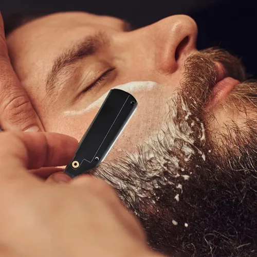 Miniatura 5 de Tijeras profesionales para el cabello, juego de tijeras para adelgazar Fcysy Barber Shears Kit de tijeras de corte de cabello, suministros